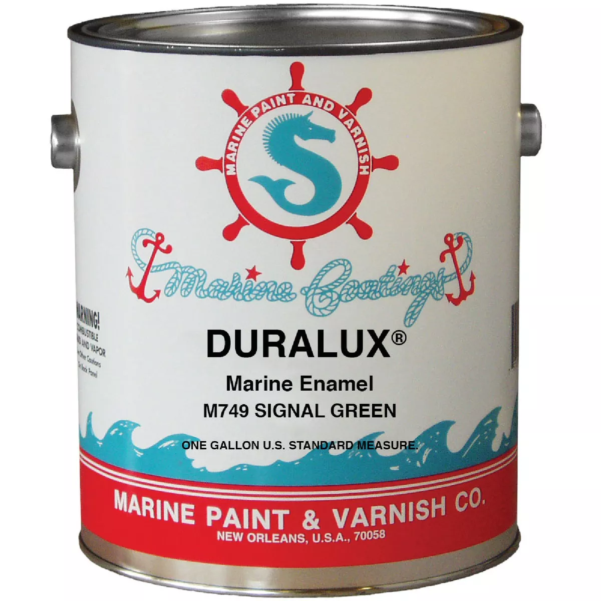 DURALUX Gloss Marine Enamel, Signal Green 1 Gal.