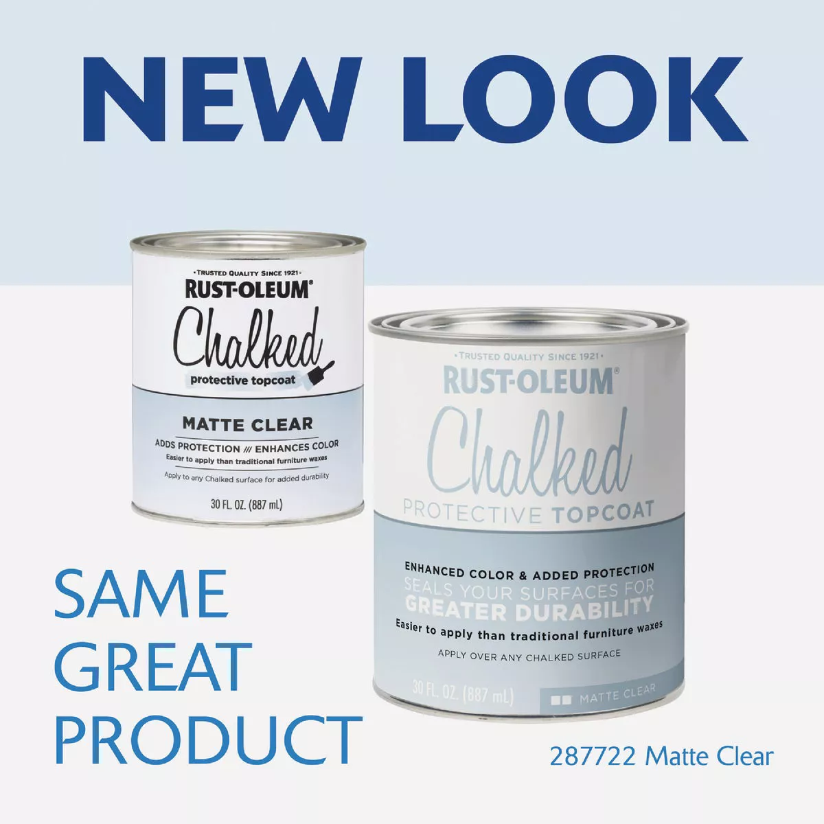 Rust-Oleum Matte Clear Protective Topcoat 30 Oz. Chalk Paint - photo 4