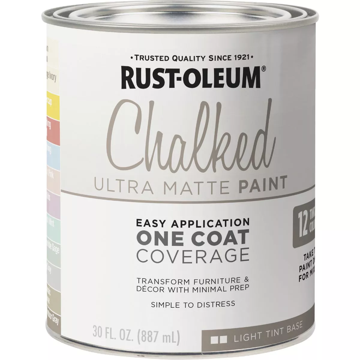 Rust-Oleum Chalked Light Tint Ultra Matte 29 Oz. Chalk Paint - photo 2