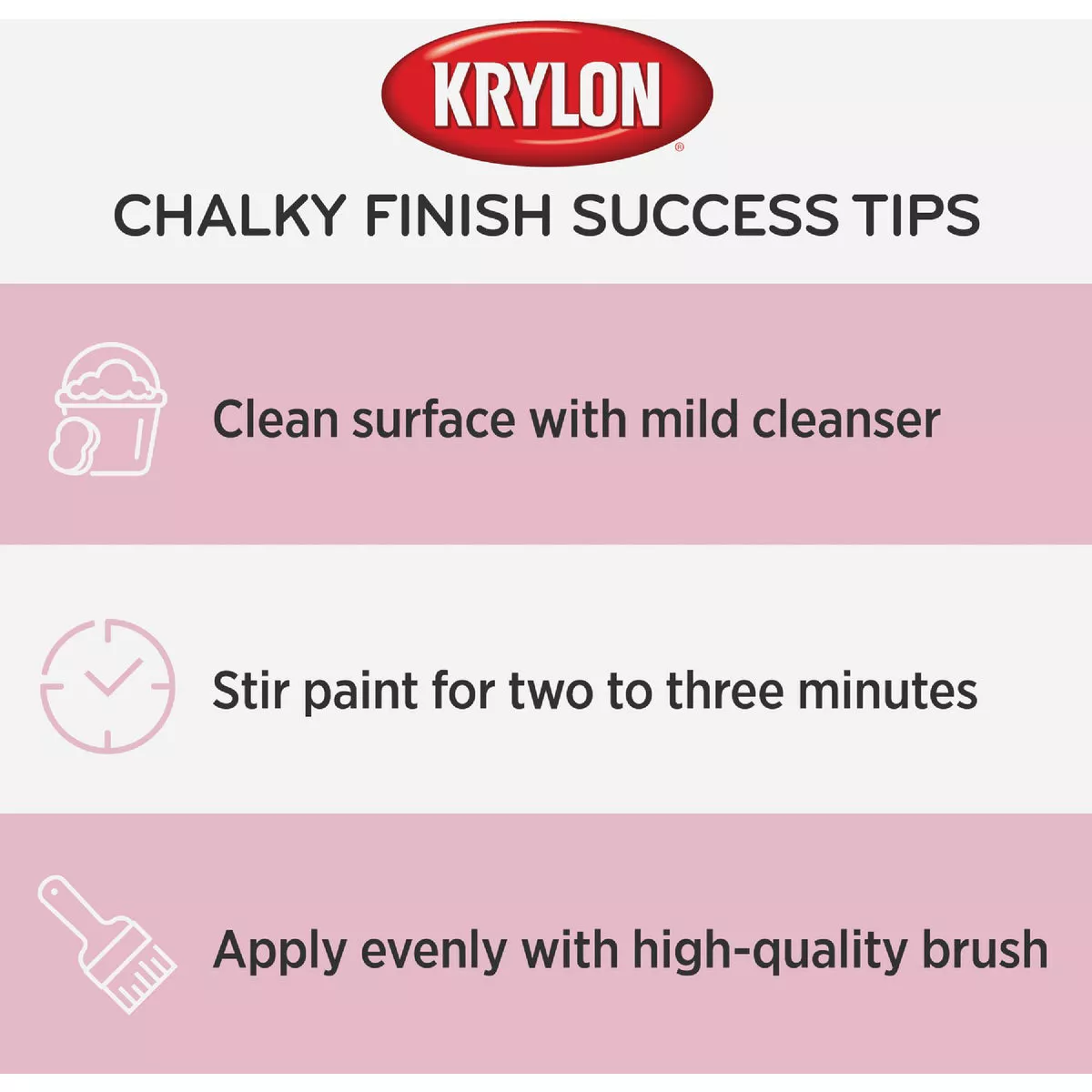 Krylon CHALKY FINISH 12 Oz. Ultra Matte Chalk Spray Paint, Bonnet Pink - photo 5