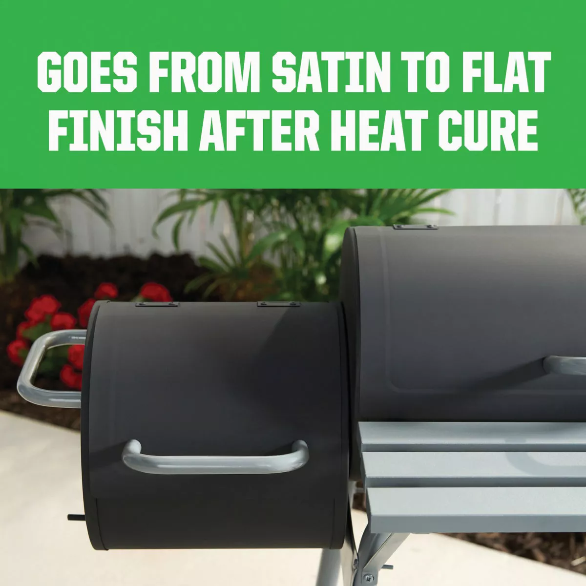 Rust-Oleum Flat High Heat Enamel, BBQ Black, 1 Gal. - photo 4