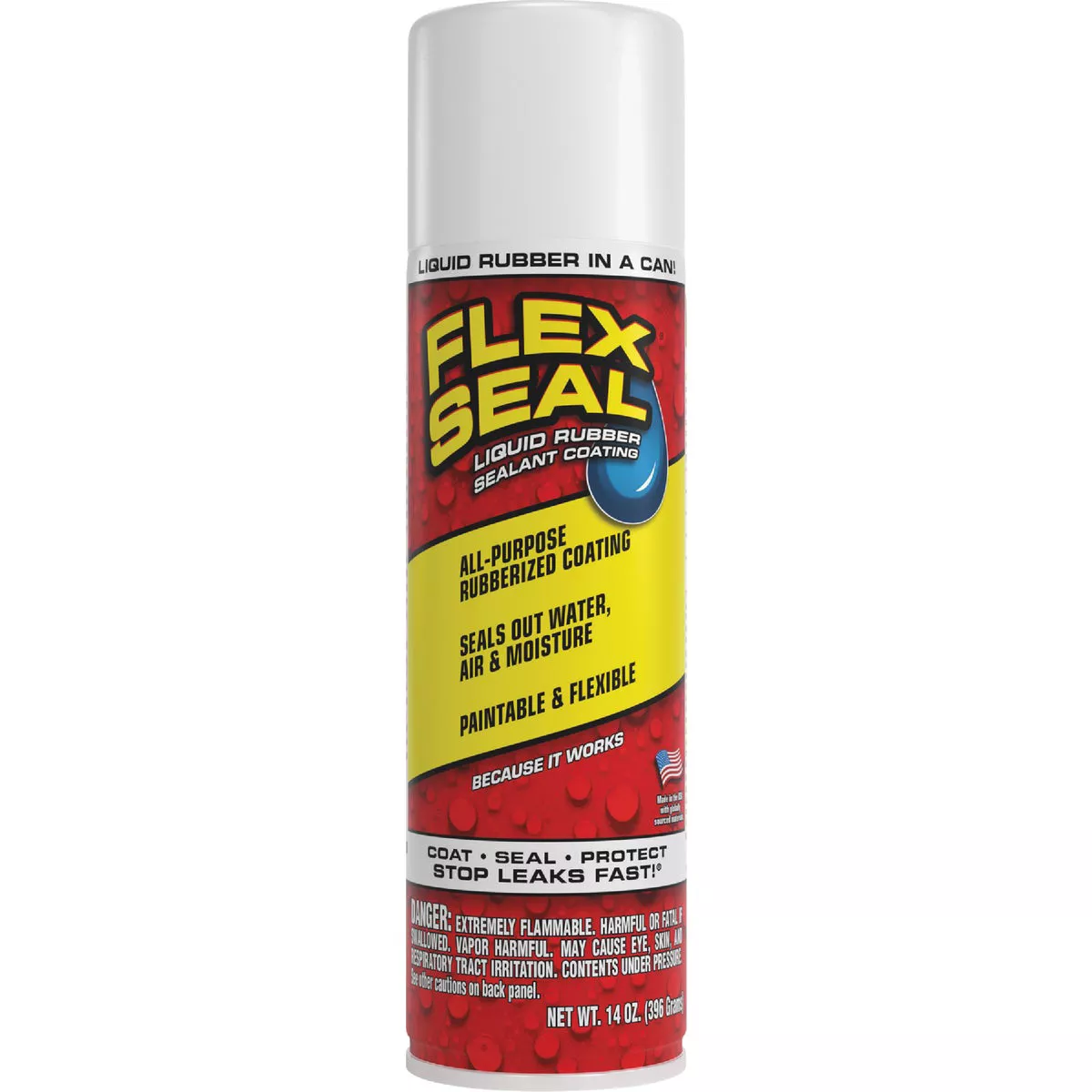 FLEX SEAL 14 Oz. Spray Rubber Sealant, White