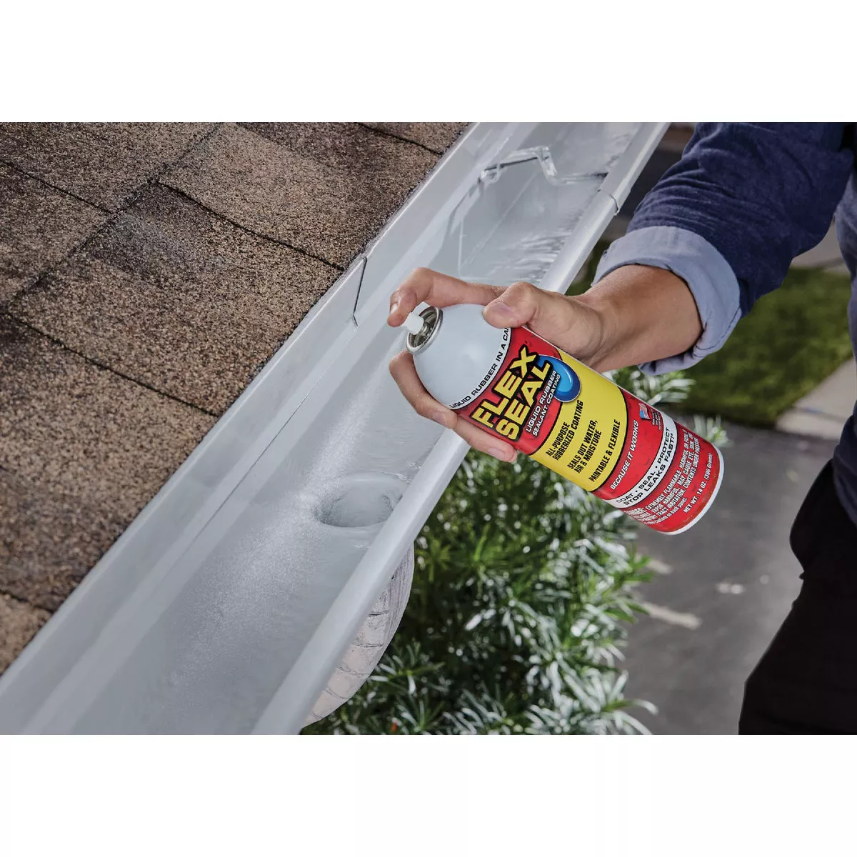 FLEX SEAL 14 Oz. Spray Rubber Sealant, White - photo 4