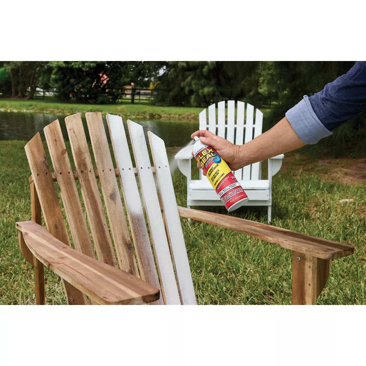 FLEX SEAL 14 Oz. Spray Rubber Sealant, White - photo 2
