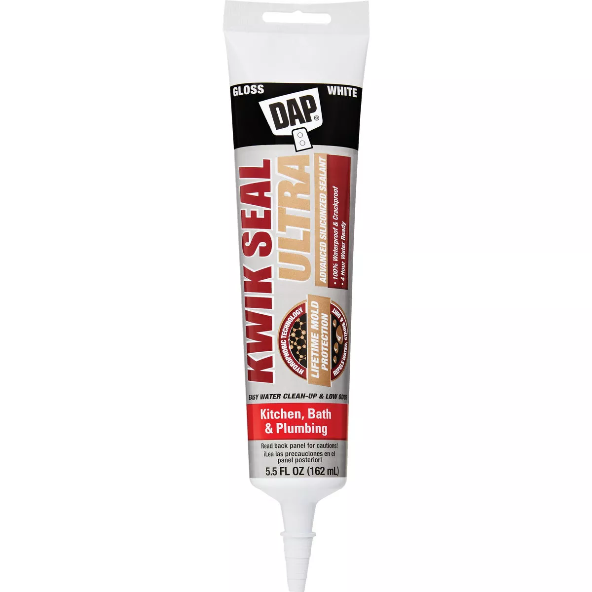 DAP KWIK SEAL ULTRA 5.5 Oz. White Siliconized Kitchen & Bath Sealant - photo 8