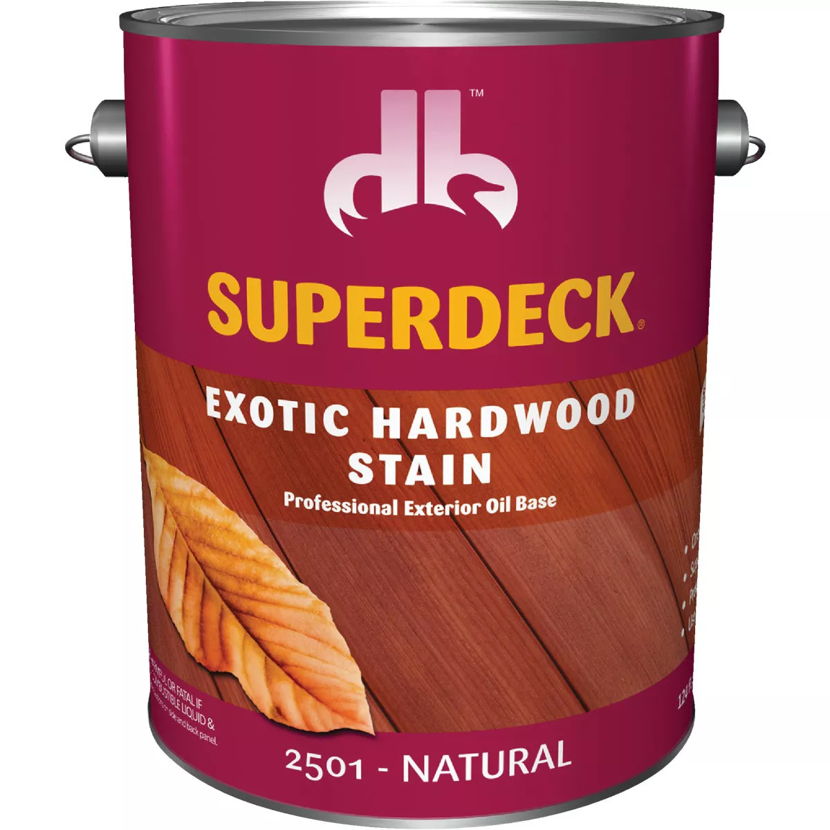 Duckback SUPERDECK Exotic Hardwood Deck Stain, Natural, 1 Gal.