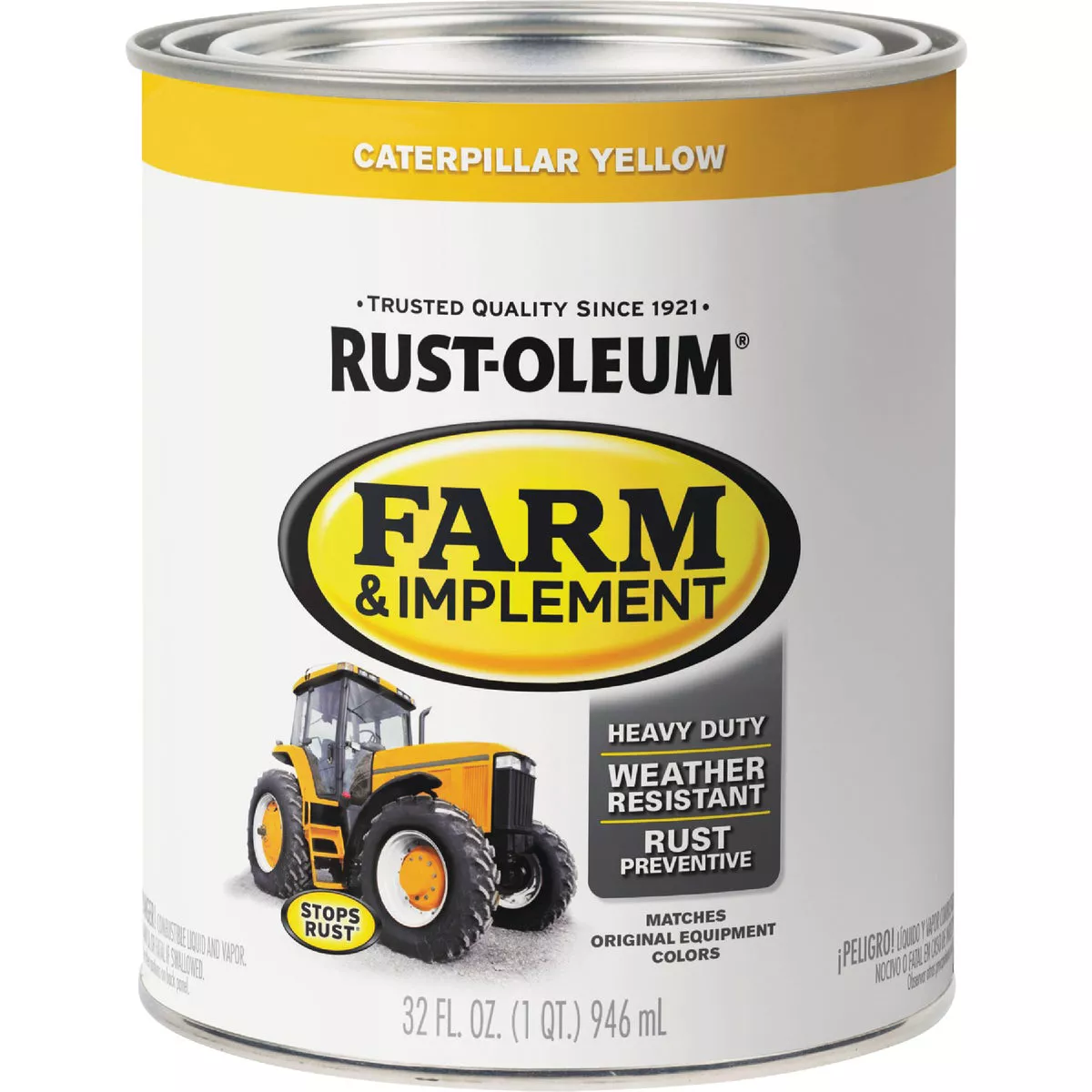 Rust-Oleum 1 Quart Caterpillar Yellow Gloss Farm & Implement Enamel - photo 2