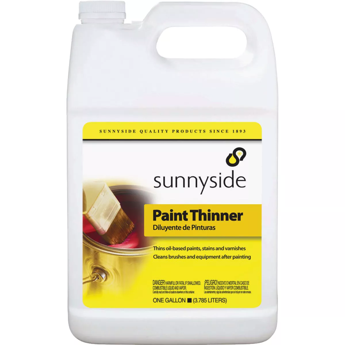 Sunnyside 1 Gallon Paint Thinner, Plastic Can
