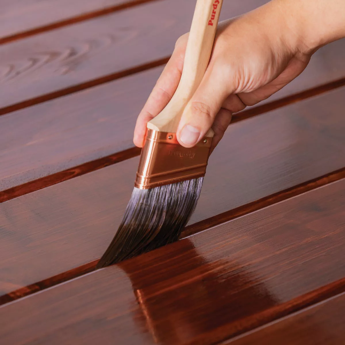 Cabot Gold Exterior Stain, 3473 Moonlit Mahogany, 1 Qt. - photo 3