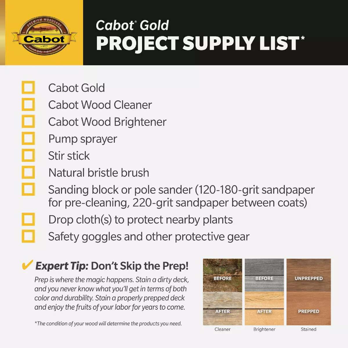 Cabot Gold Exterior Stain, 3470 Sun-Drenched Oak, 1 Gal. - photo 6