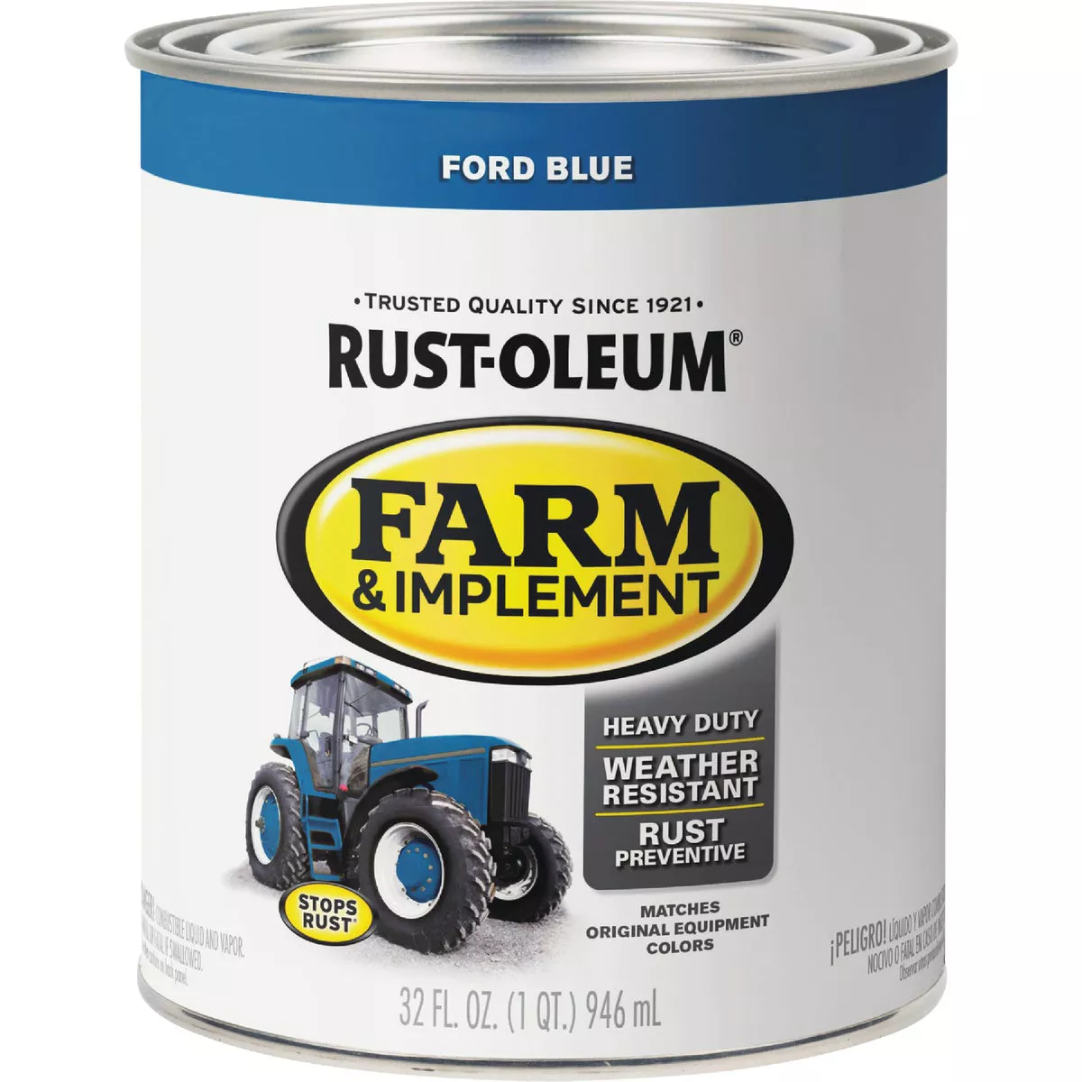 Rust-Oleum 1 Quart Ford Blue Gloss Farm & Implement Enamel - photo 2