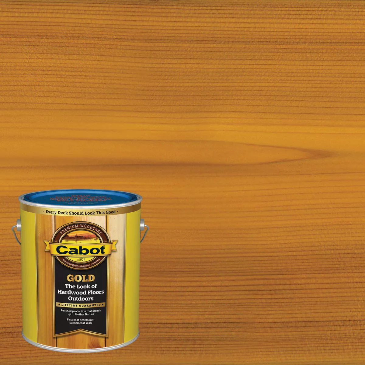 Cabot Gold Low VOC Exterior Stain, 19470 Sun-Drenched Oak, 1 Gal.