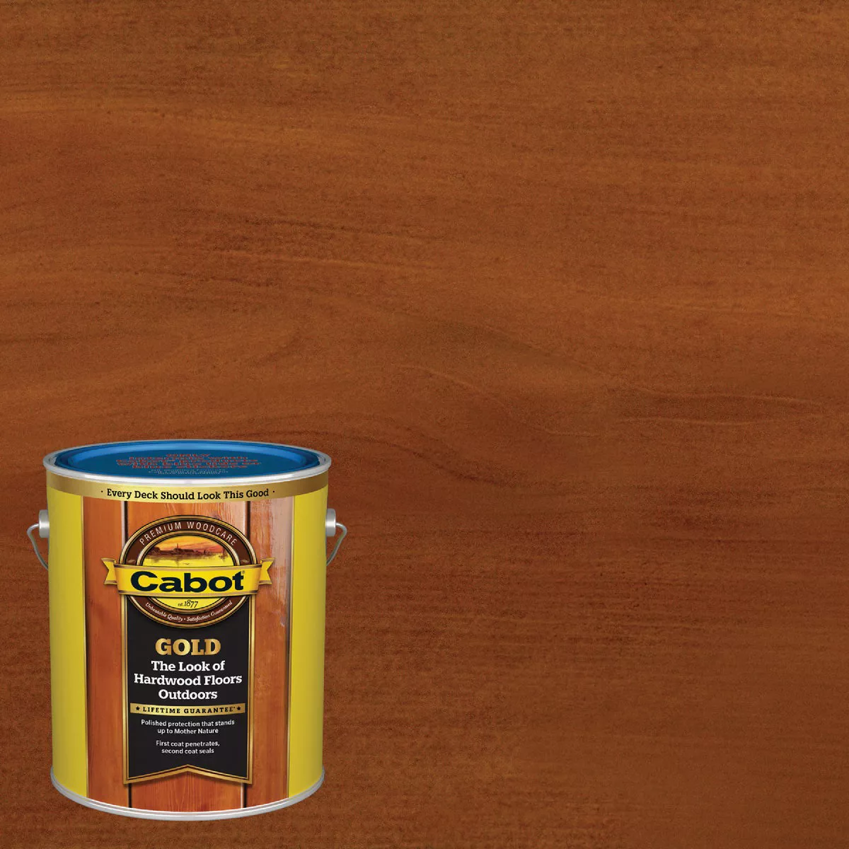 Cabot Gold Low VOC Exterior Stain, 19471 Sunlit Walnut, 1 Gal.