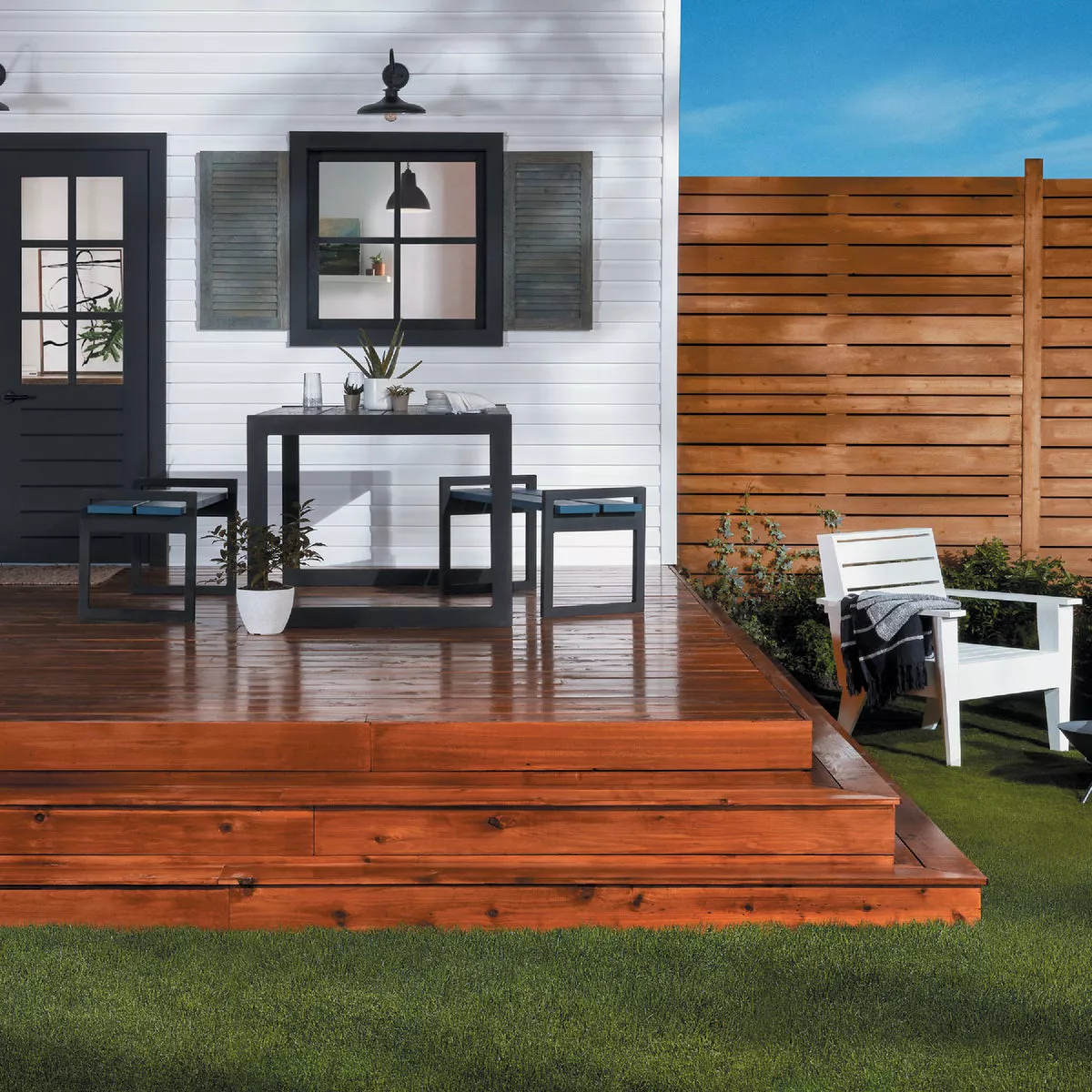 Cabot Gold Low VOC Exterior Stain, 19471 Sunlit Walnut, 1 Gal. - photo 7