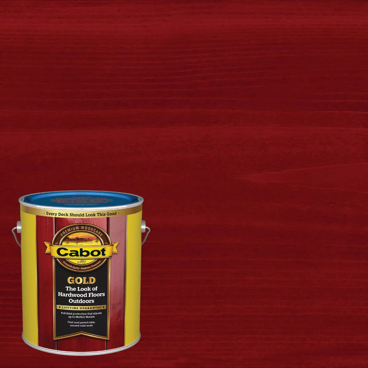 Cabot Gold Low VOC Exterior Stain, 19472 Fireside Cherry, 1 Gal.