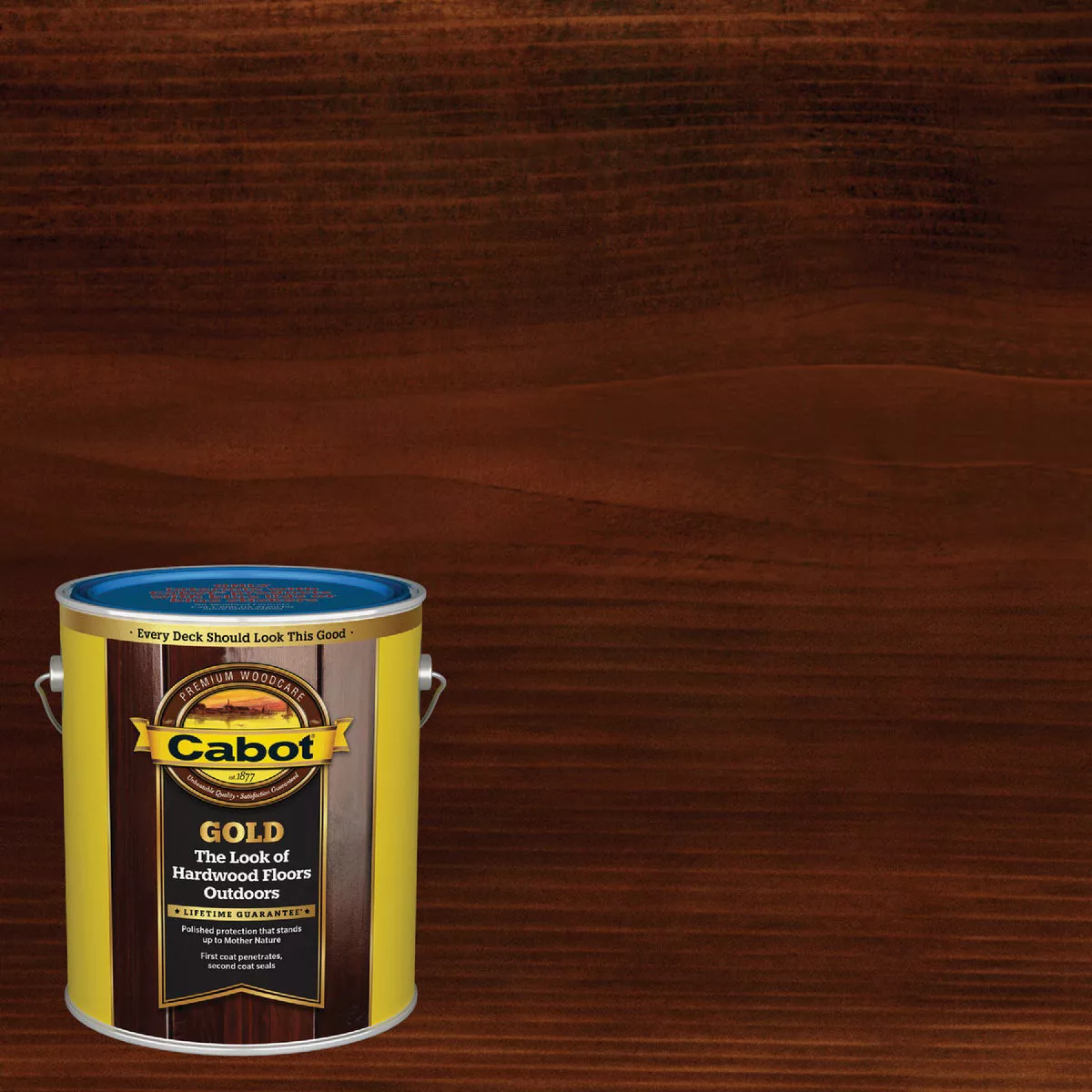Cabot Gold Low VOC Exterior Stain, 19473 Moonlit Mahogany, 1 Gal.