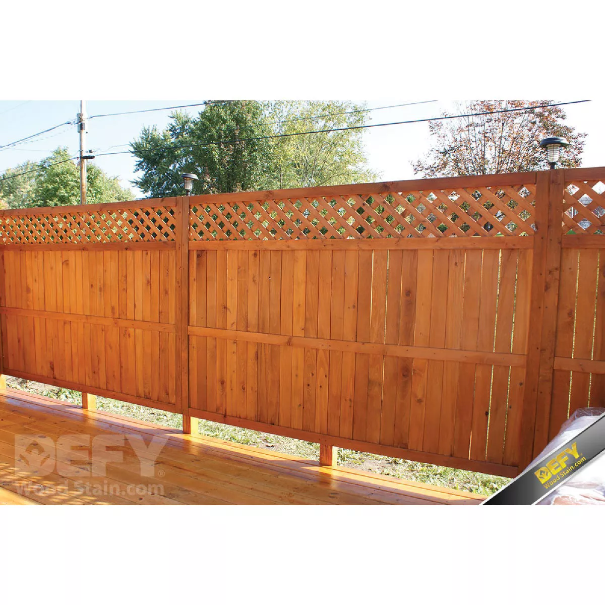 DEFY Extreme Semi-Transparent Exterior Wood Stain, Cedar Tone, 1 Gal. Can - photo 2