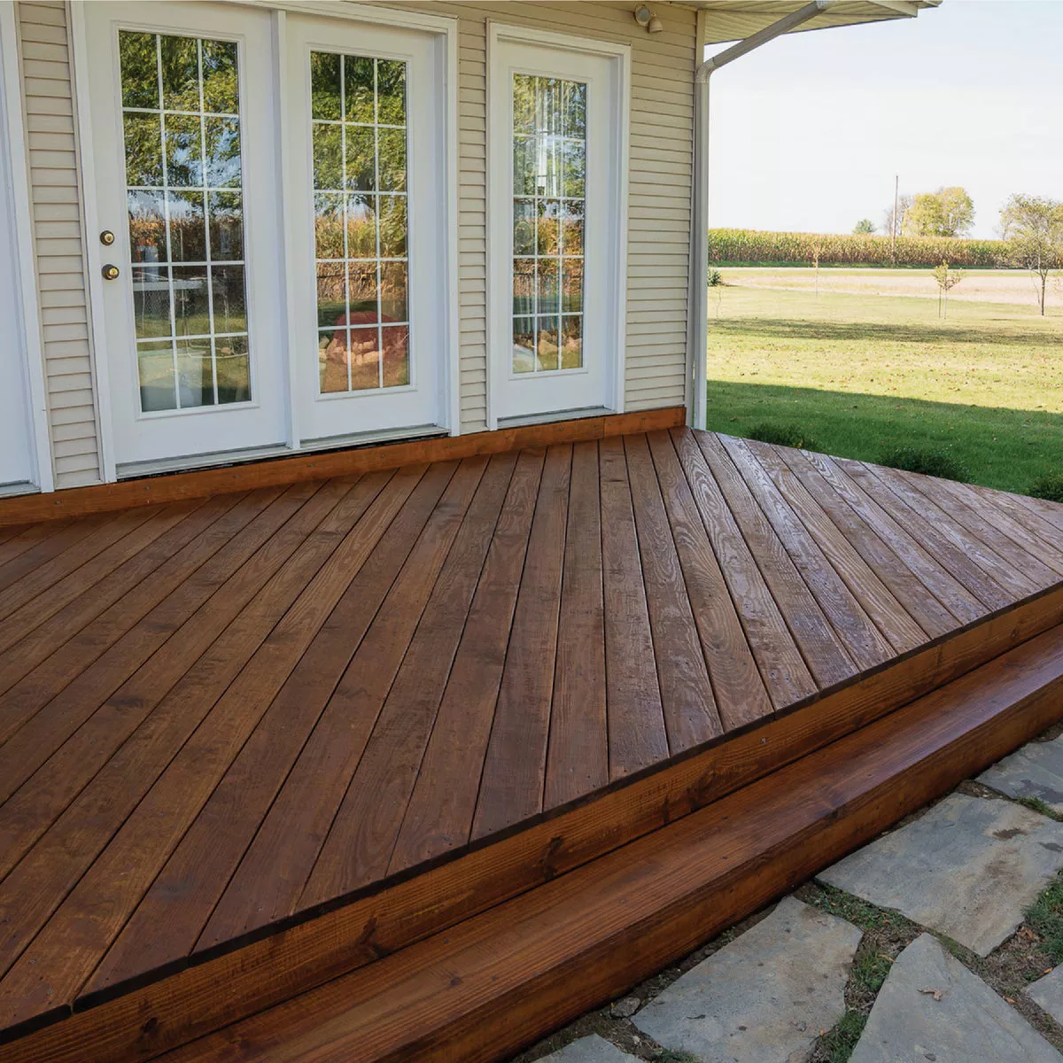 DEFY Extreme Semi-Transparent Exterior Wood Stain, Light Walnut, 5 Gal. - photo 7