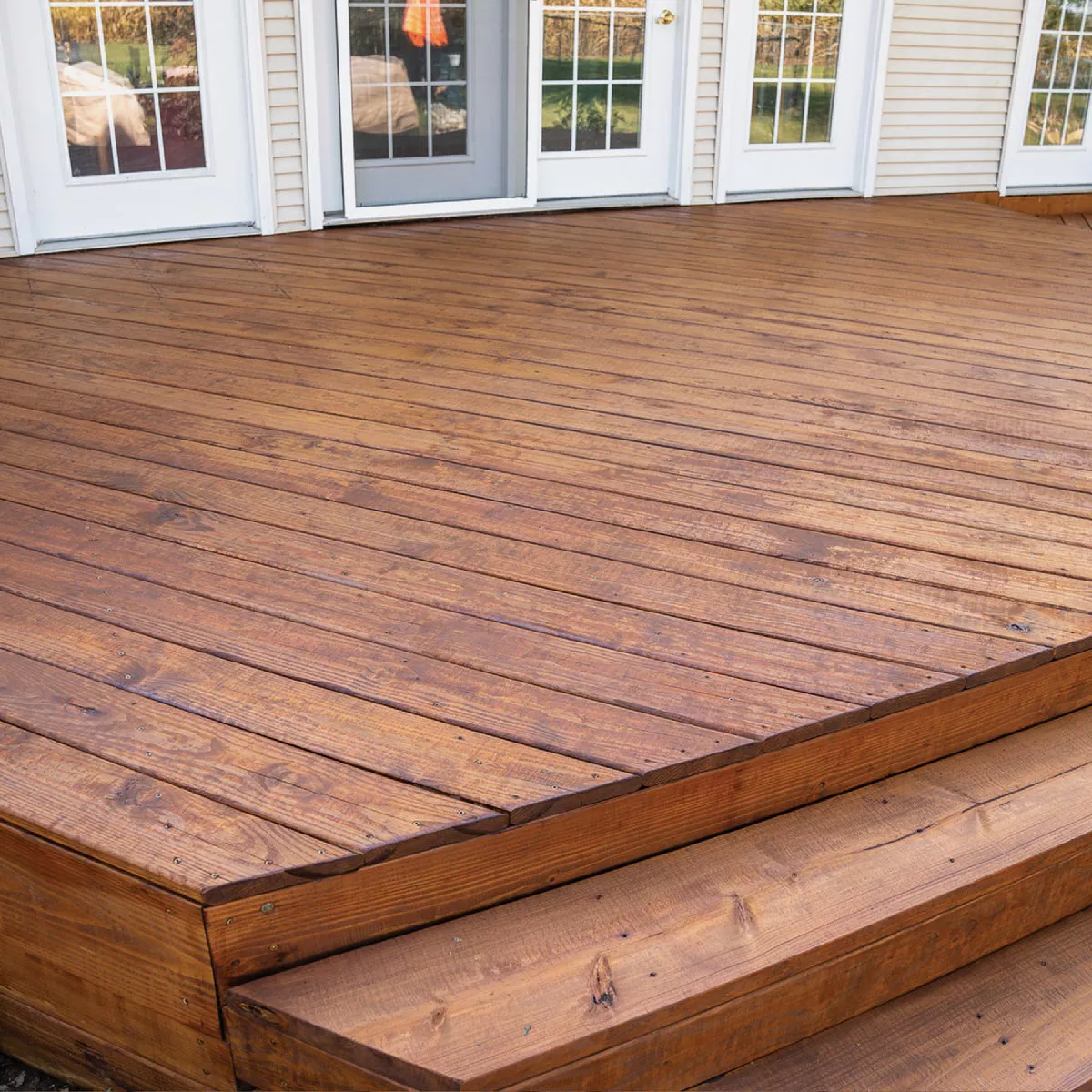 DEFY Extreme Semi-Transparent Exterior Wood Stain, Light Walnut, 5 Gal. - photo 3