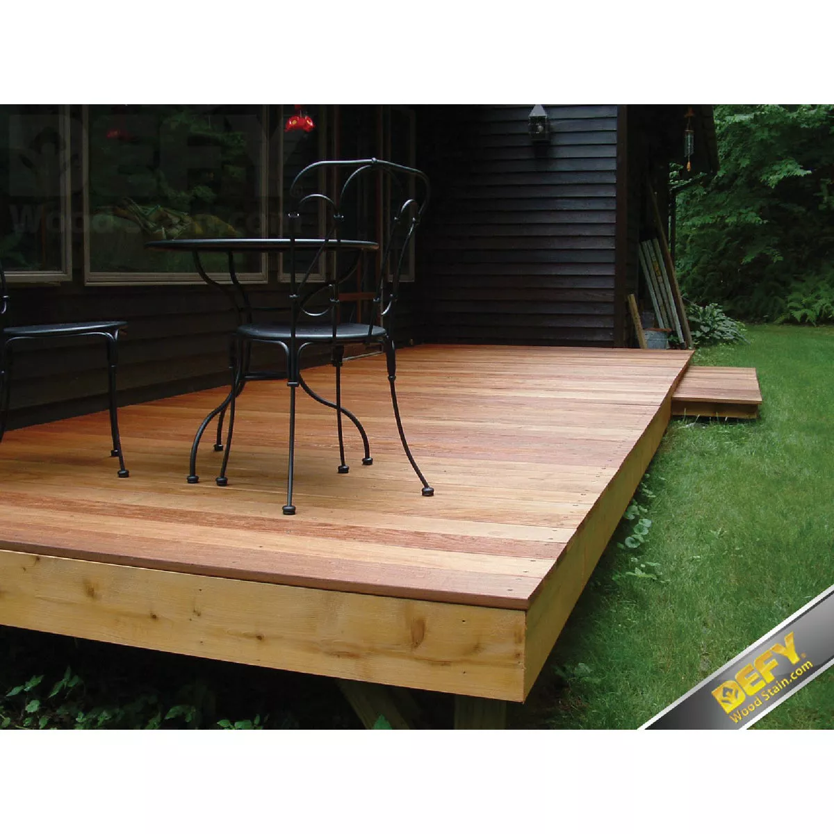 DEFY Semi-Transparent Deck Stain For Hardwoods, Natural Pine, 1 Gal. - photo 3
