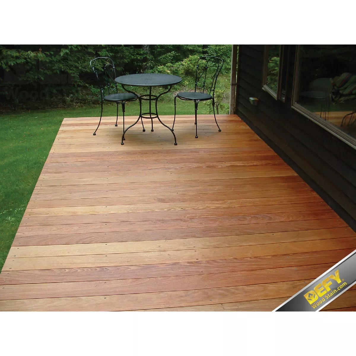 DEFY Semi-Transparent Deck Stain For Hardwoods, Natural Pine, 1 Gal. - photo 4