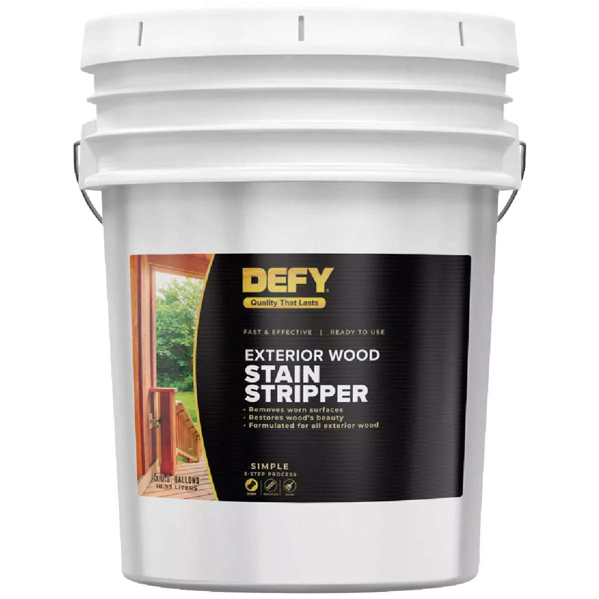 DEFY 5 Gal. Exterior Wood Stain Stripper