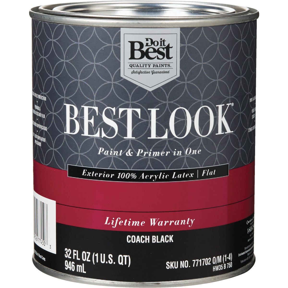 Best Look 100 Acrylic Latex Premium Paint & Primer In One Flat