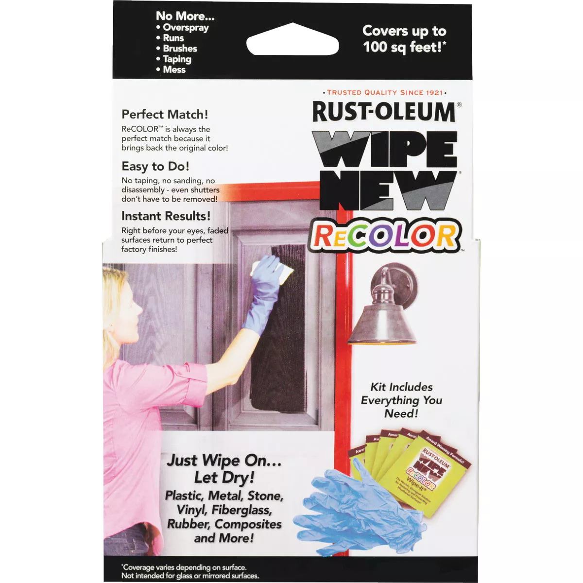 Rust-Oleum Wipe New Recolor Wipe It Kit - photo 2