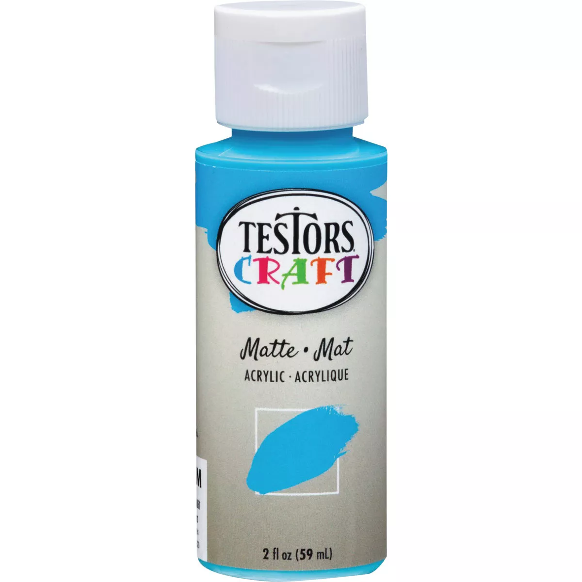 Testors 2 Oz. Acrylic Matte Craft Paint, Island Breeze - photo 2