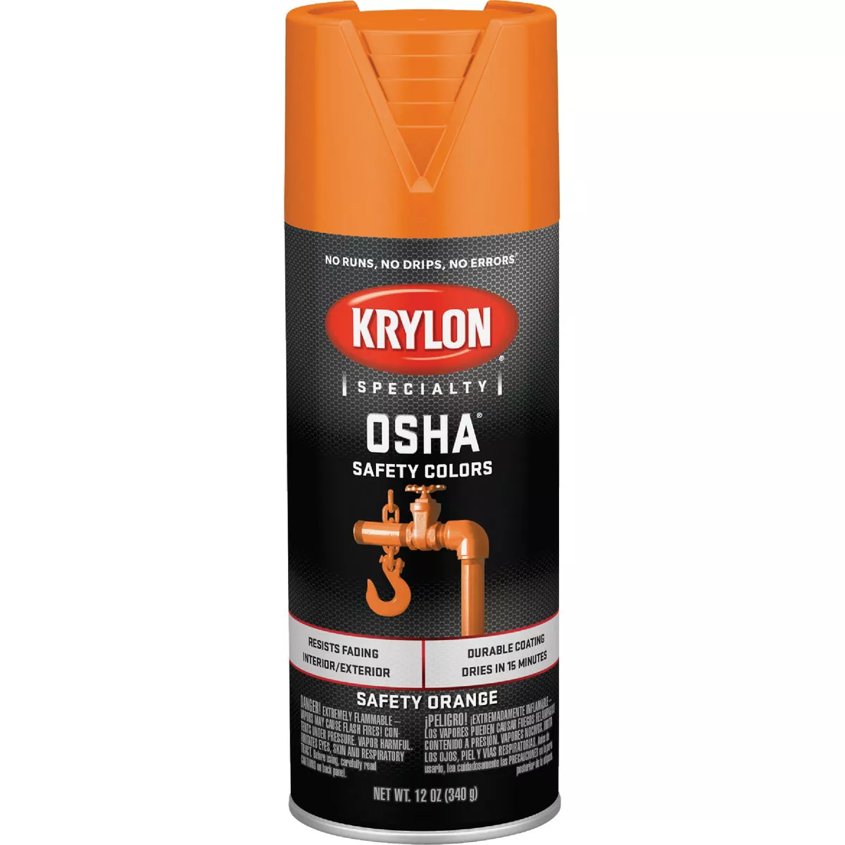 Krylon OSHA 12 Oz. Gloss Spray Paint, Safety Orange - photo 2