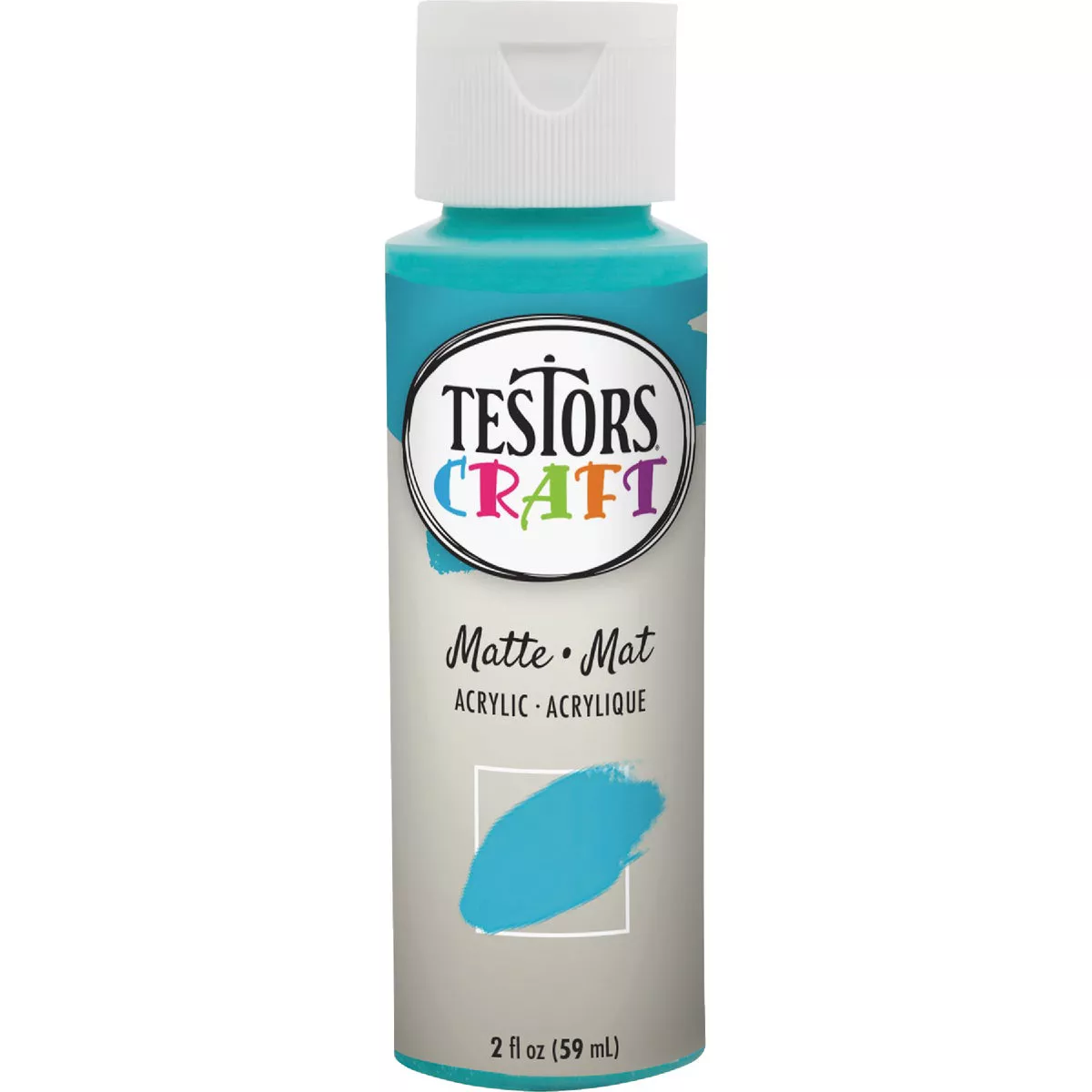 Testors 2 Oz. Acrylic Matte Craft Paint, Paradise - photo 2