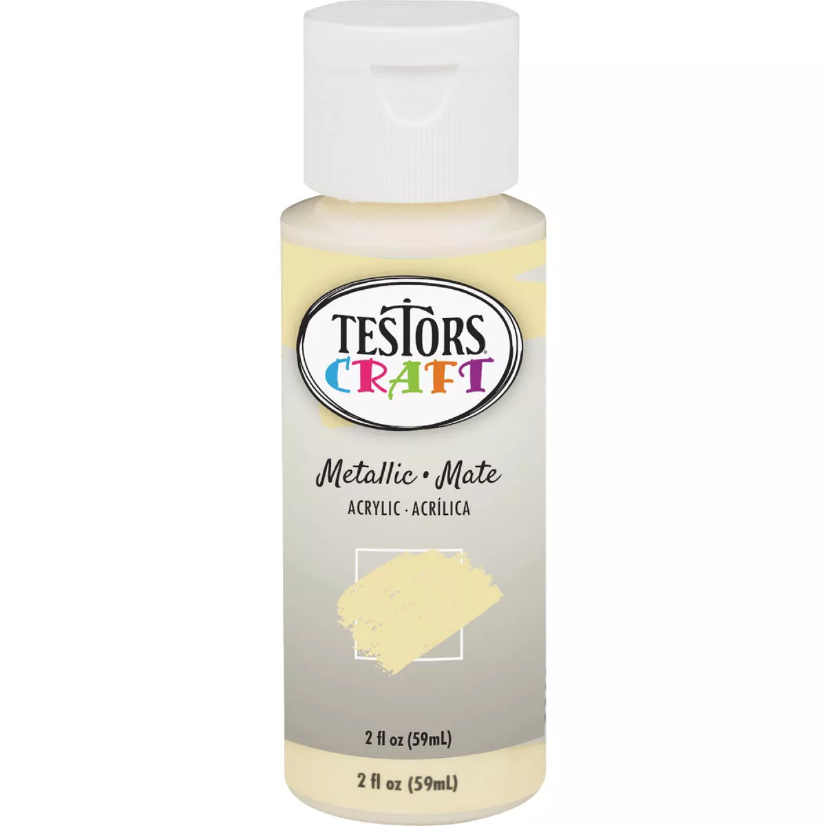 Testors 2 Oz. Acrylic Matte Craft Paint, French Vanilla - photo 2