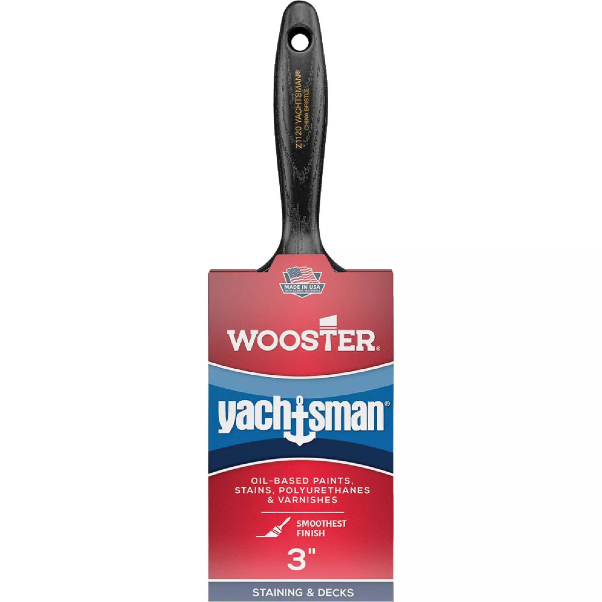 Wooster Yachtsman Varnish 3 In. Flat Paint Brush