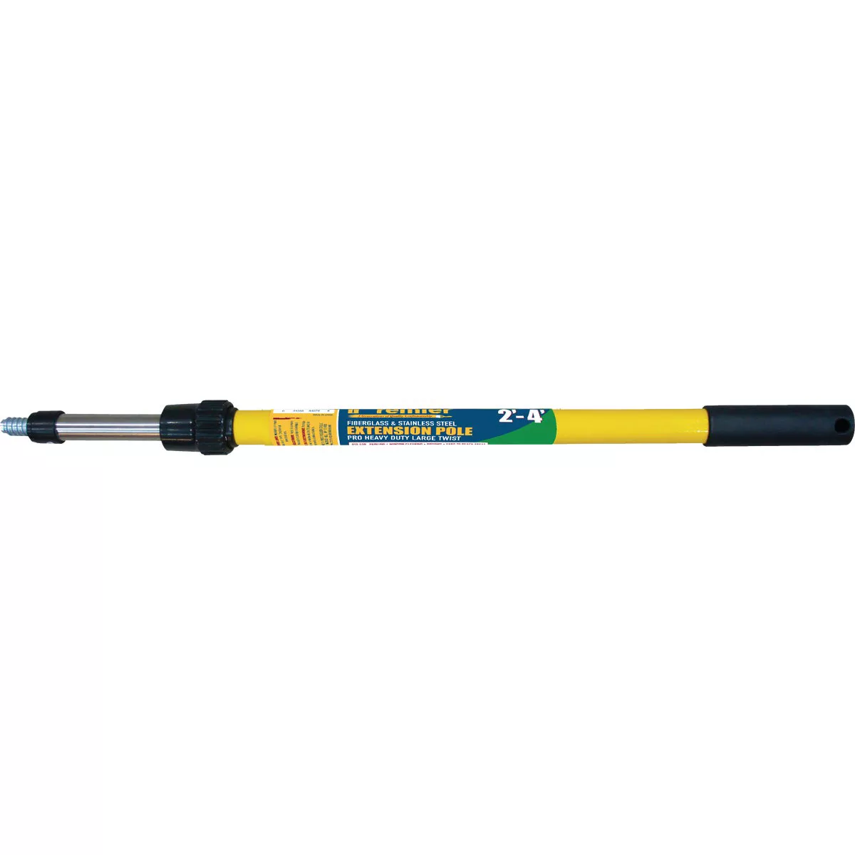 Premier 2 Ft. To 4 Ft. Telescoping Fiberglass & Stainless Steel External Twist Extension Pole