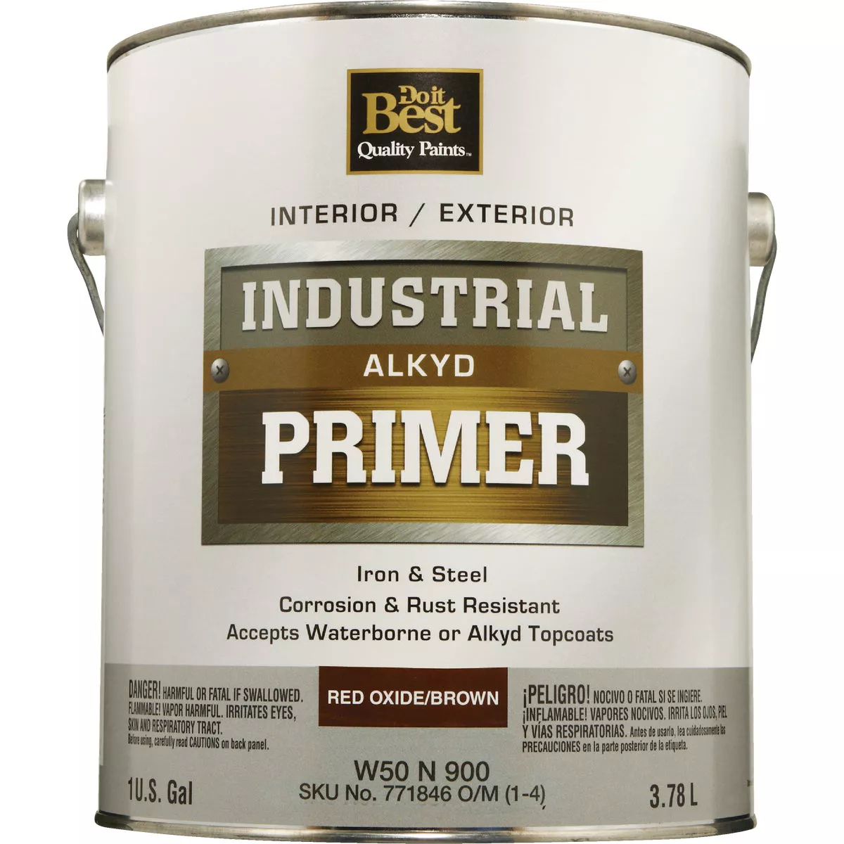 Do it Best Alkyd Industrial Primer, Red Oxide/Brown, 1 Gal. - photo 2