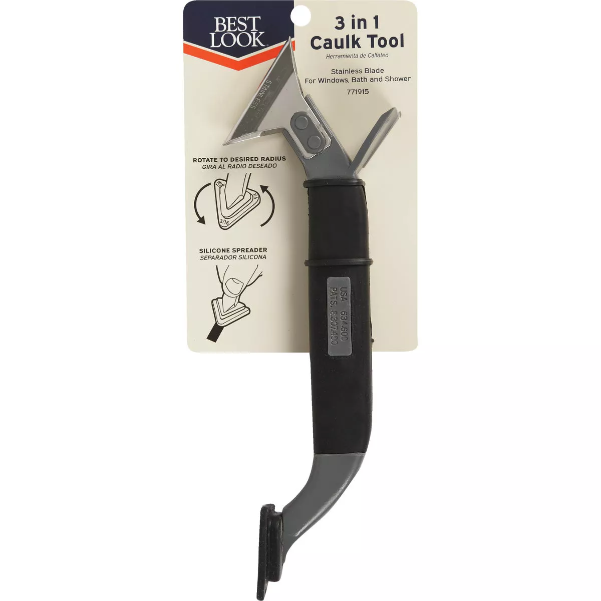 Best Look 3-In-1 Caulk Tool - photo 2