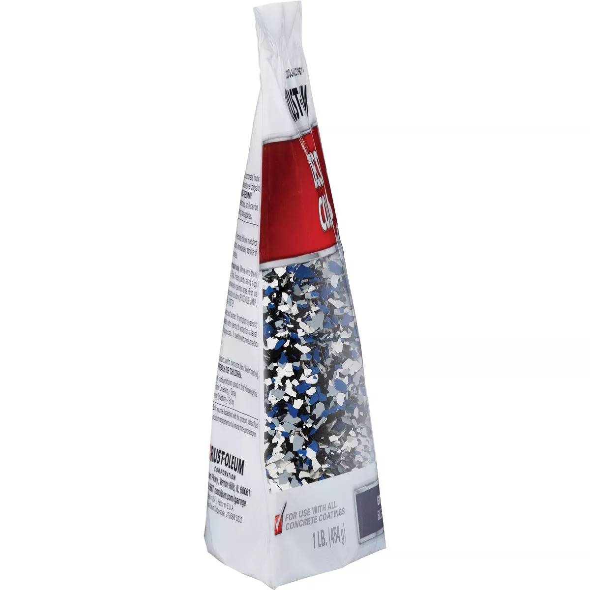 Rust-Oleum Color Chip Concrete Coating, 1 Lb., Gray - photo 4