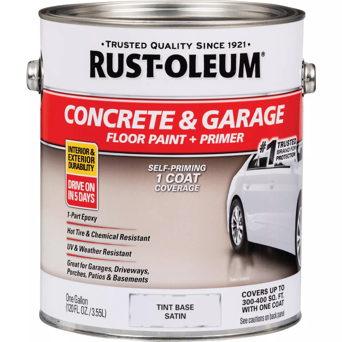 Rust-Oleum Concrete & Garage Floor Paint & Primer, 1 Gal., Tint Base - photo 7