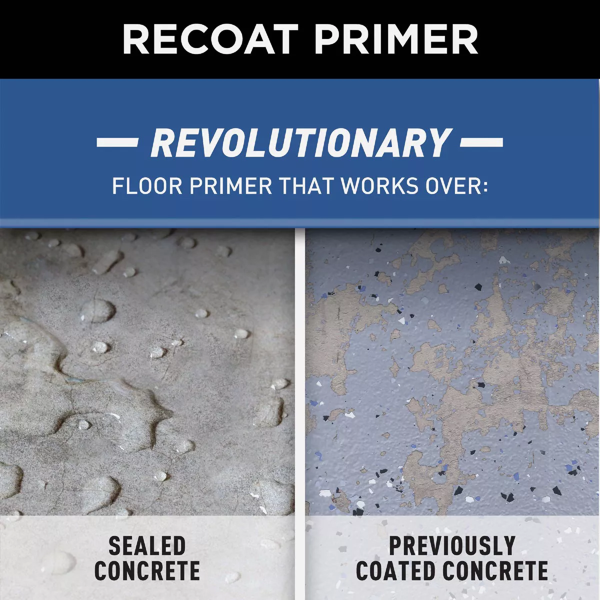 Rust-Oleum Garage & Concrete Recoat Floor Primer, Semi-Transparent Gray, Gal - photo 2