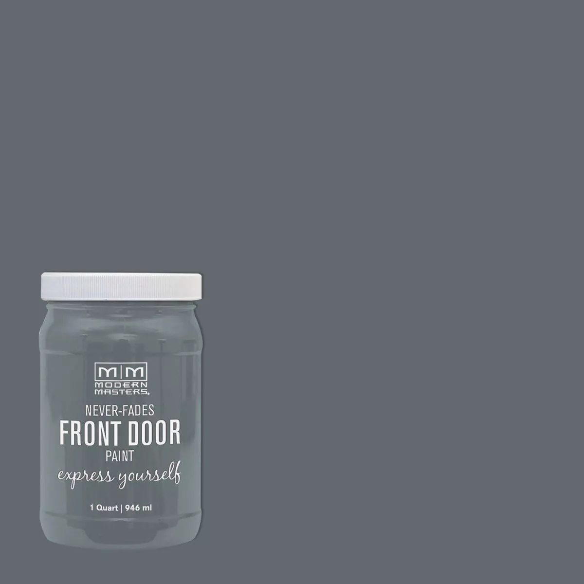 Modern Masters Acrylic Satin Front Door Paint, Mysterious, 1 Qt.
