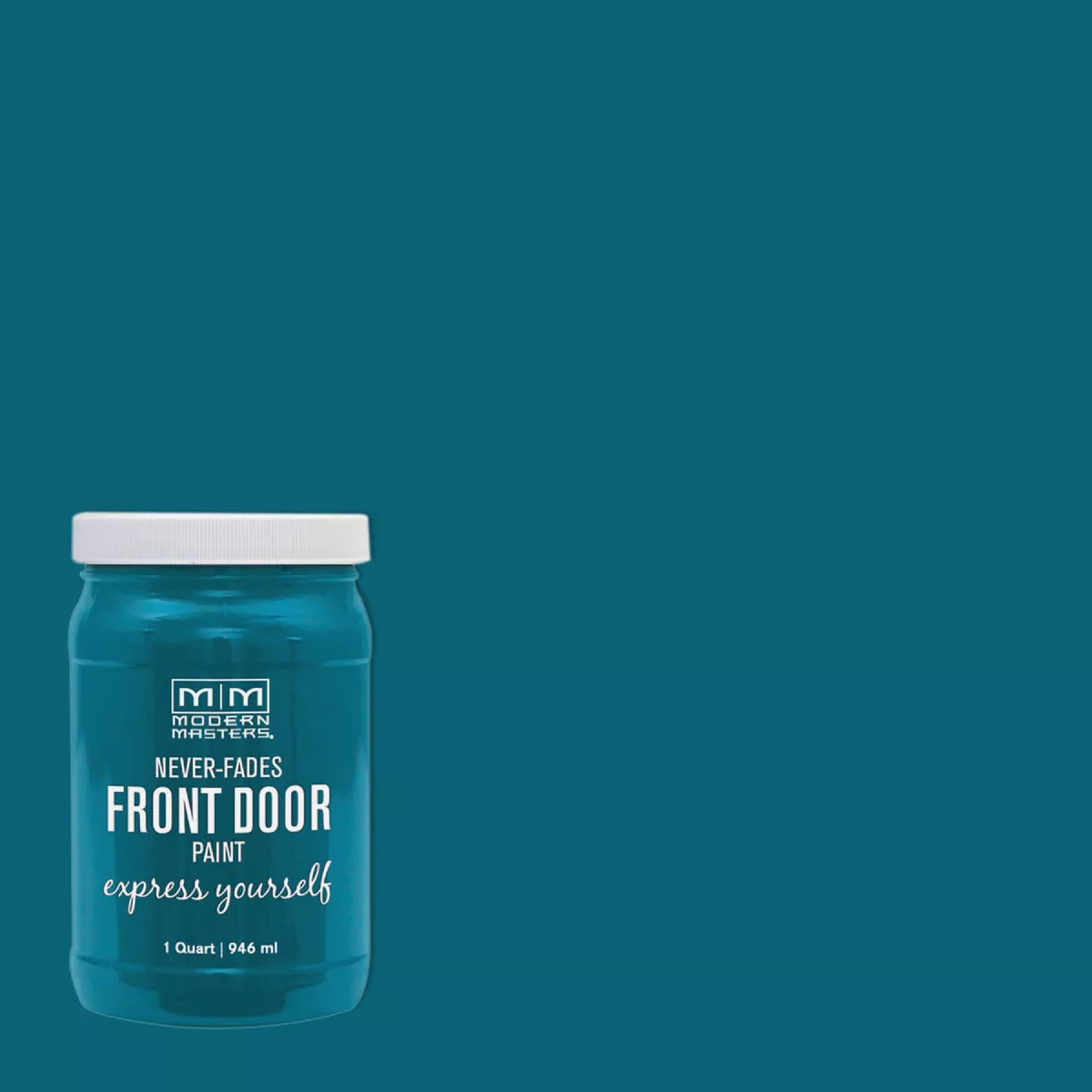 Modern Masters Acrylic Satin Front Door Paint, Tranquil, 1 Qt.