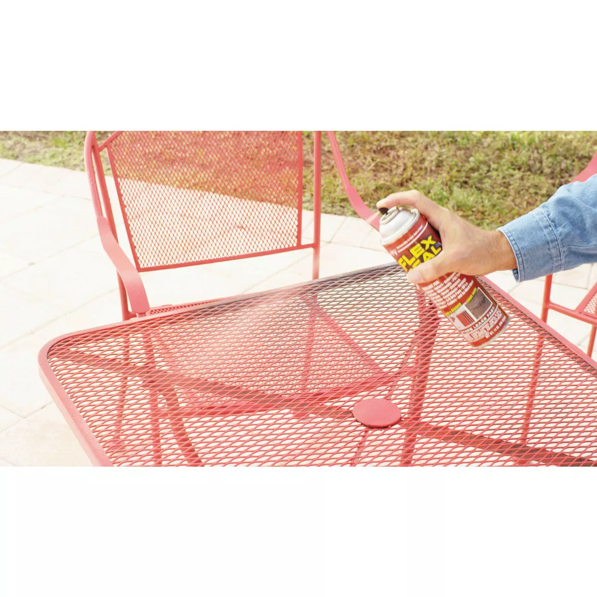 FLEX SEAL 14 Oz. Spray Rubber Sealant, Red - photo 2