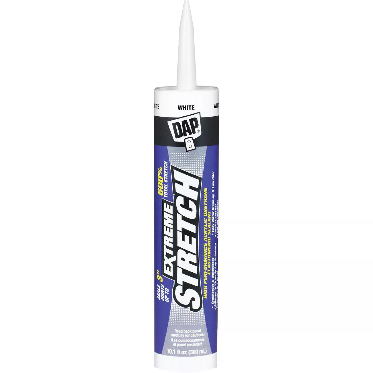 Dap Extreme Stretch 10.1 Oz. White Acrylic Urethane Premium Elastomeric Sealant