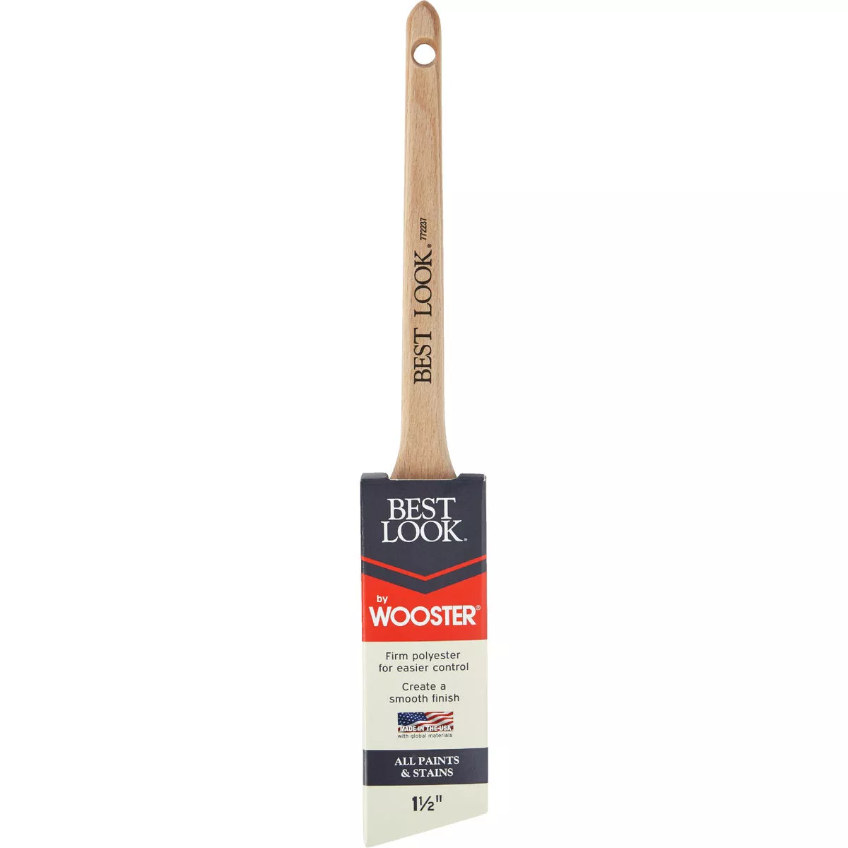 Best Look By Wooster 1-1/2 In. Thin Angle Sash Paint Brush - photo 2
