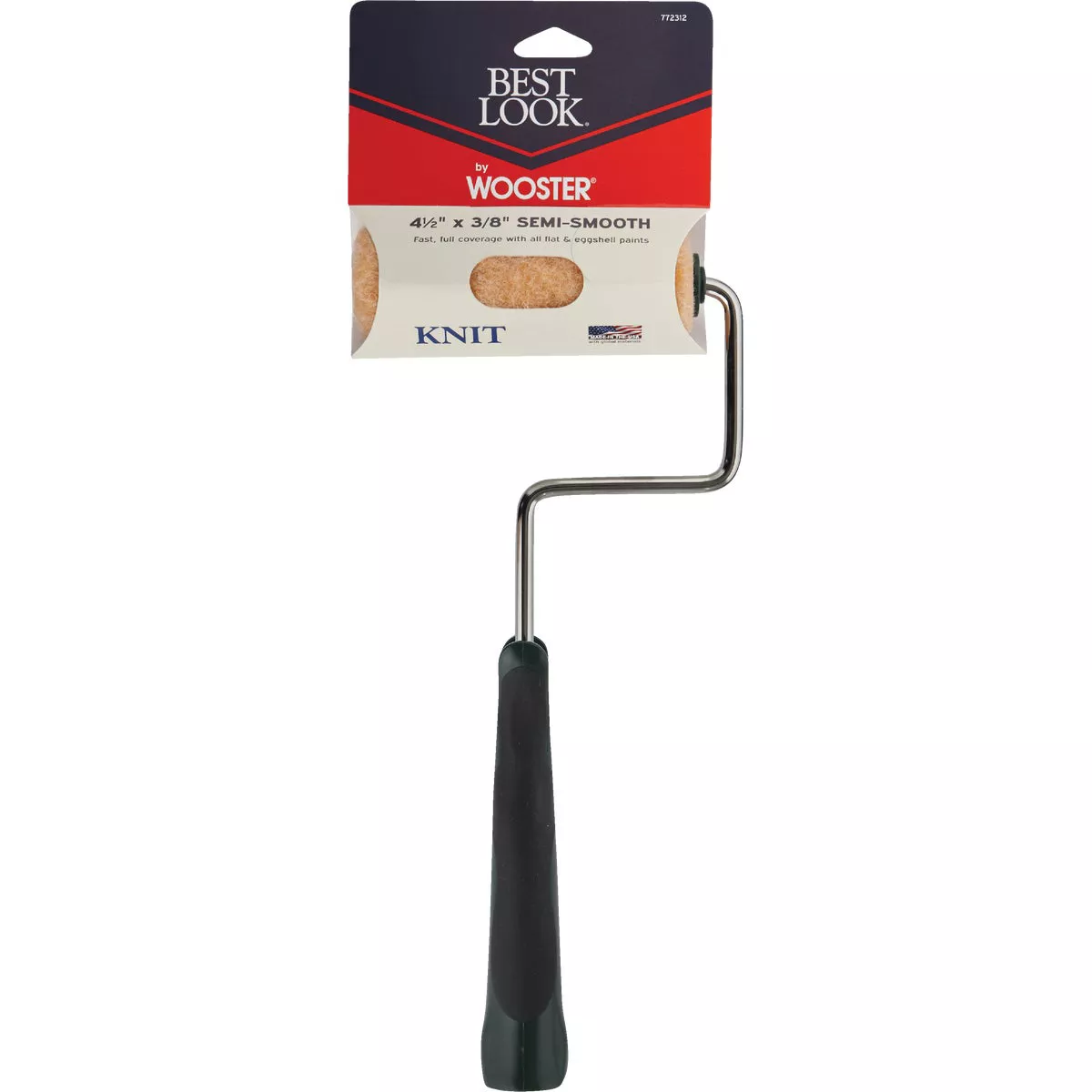 Best Look By Wooster 4-1/2 In. x 3/8 In. Mini Knit Paint Roller Cover & Frame - photo 2
