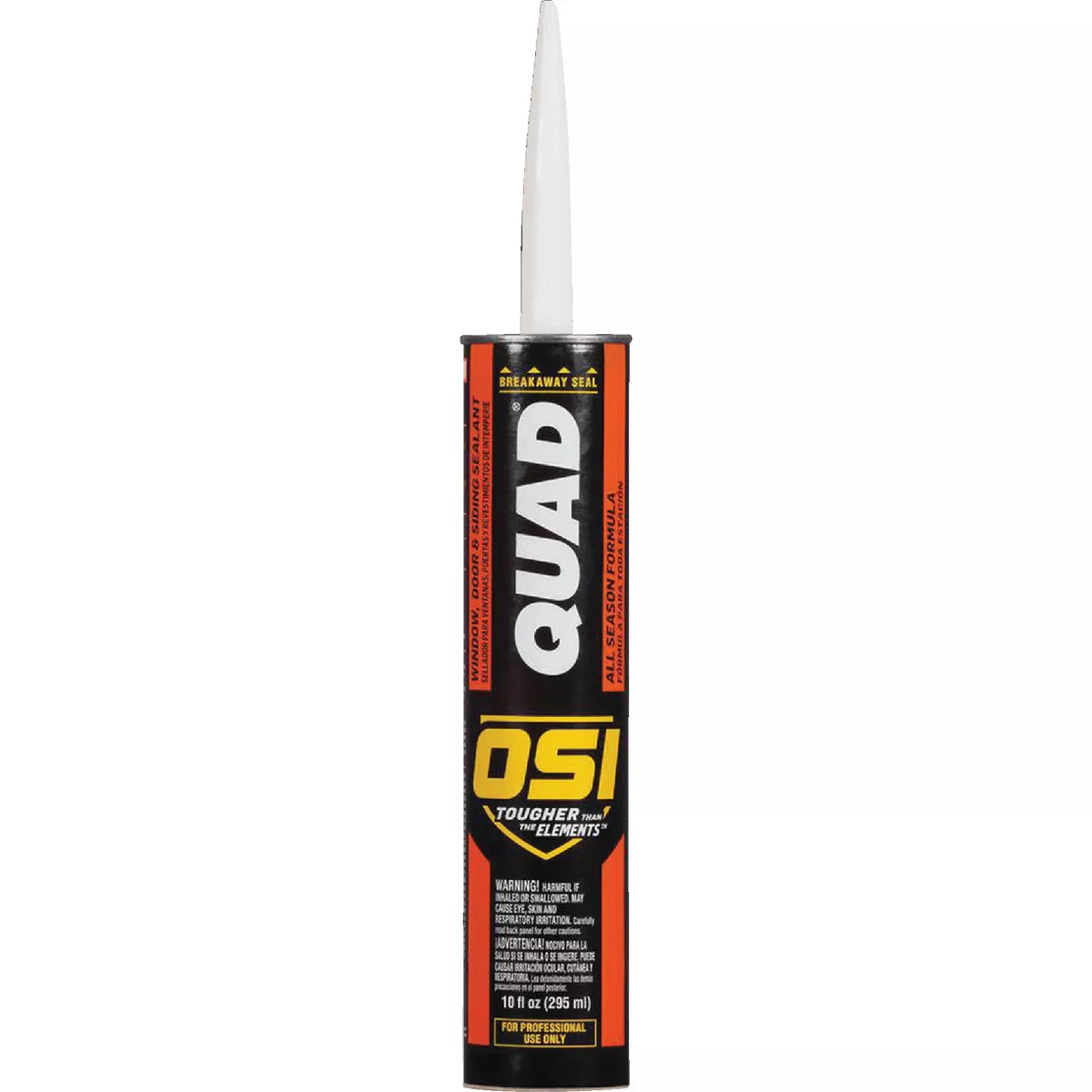 OSI QUAD 10 Oz. Window, Door & Siding Polymer Sealant, Brown