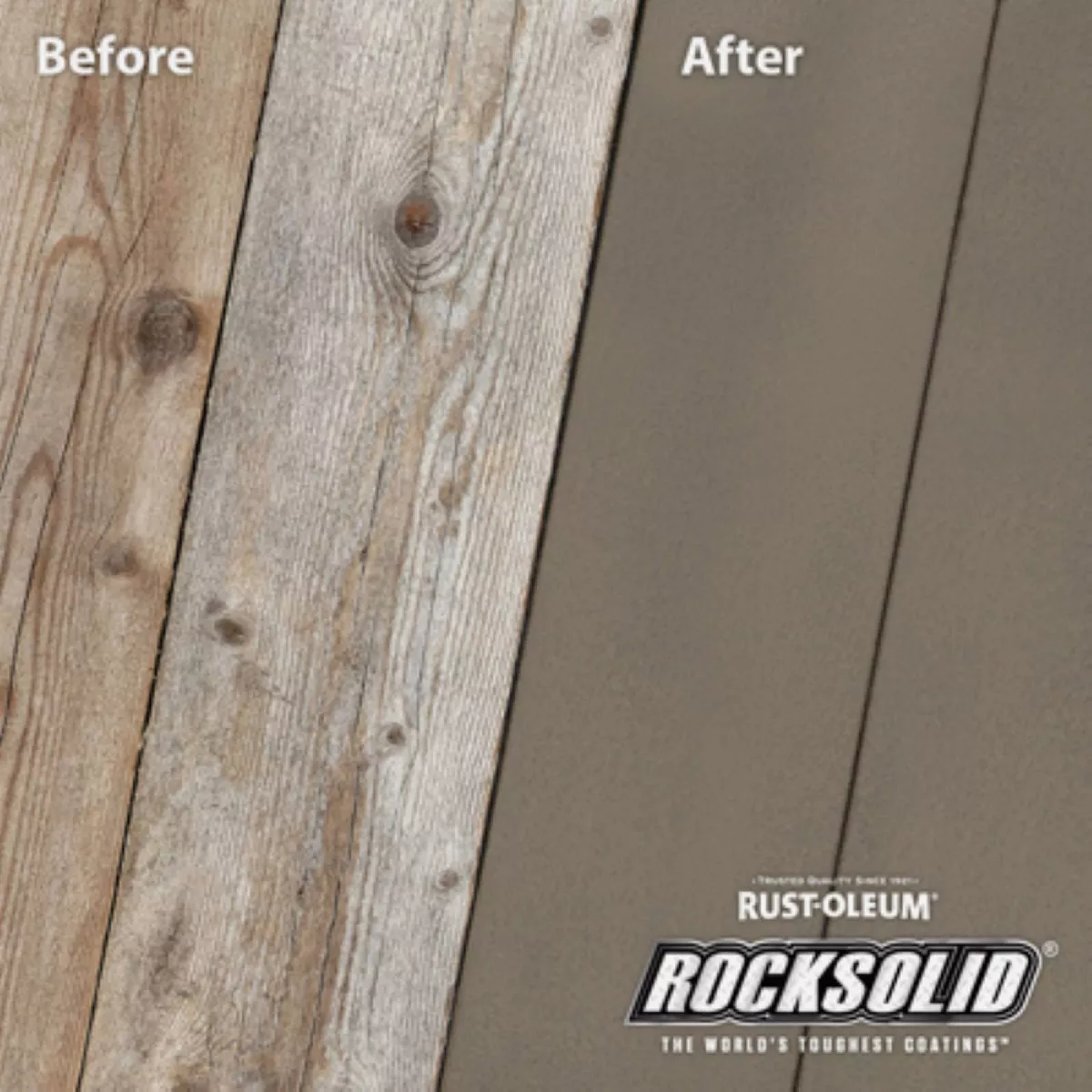 Rust-Oleum RockSolid Tint Base Deck Coat, 5 Gal. - photo 4
