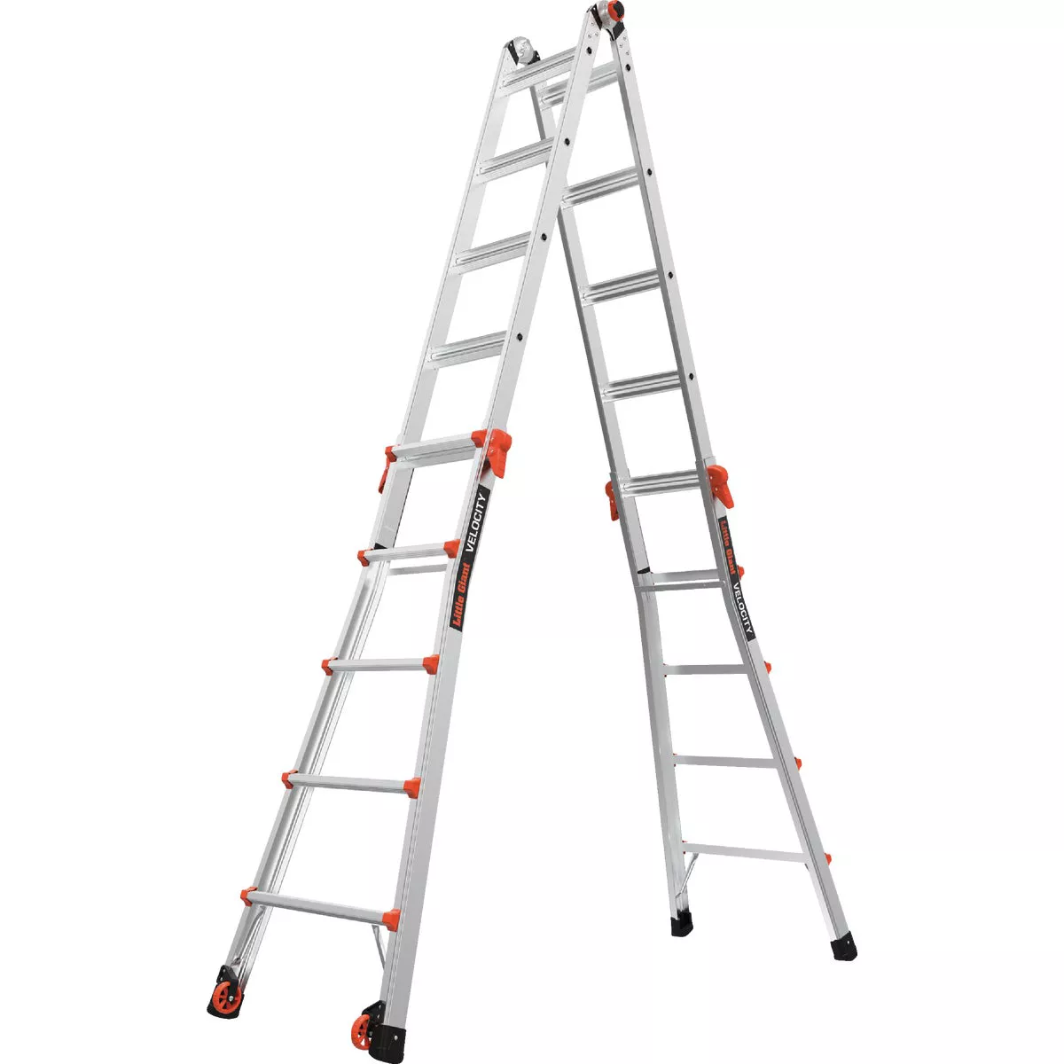 Little Giant Velocity 19 Ft. Aluminum Telescoping Ladder With 300 Lb. Load Capacity Type IA Duty Rating - photo 4