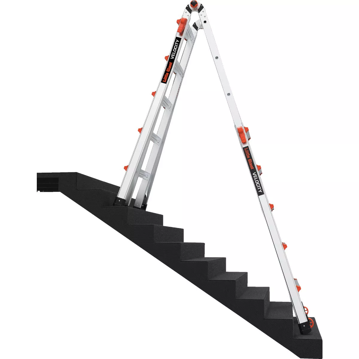 Little Giant Velocity 19 Ft. Aluminum Telescoping Ladder With 300 Lb. Load Capacity Type IA Duty Rating - photo 6