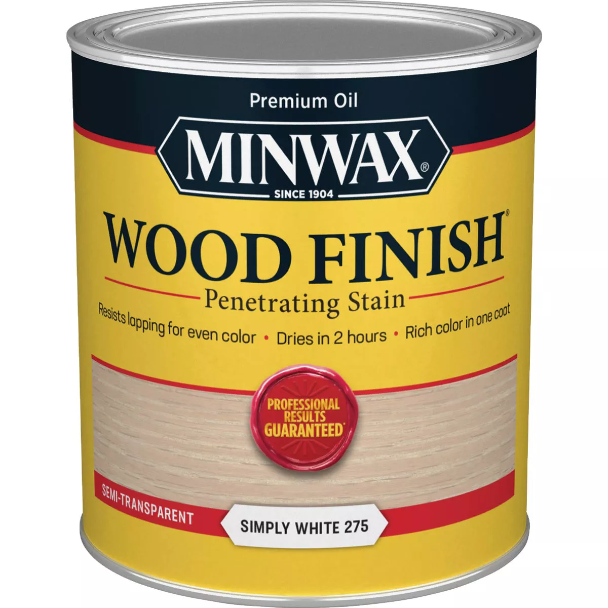 Minwax Wood Finish Penetrating Stain, Simply White, 1 Qt. - photo 2